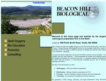 Tablet Screenshot of beaconhillbiological.com